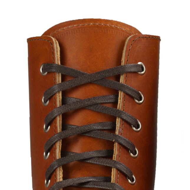 Red Wing 60-Inch Flade Waxed Blonder Waxed Bomulds Snørebånd Unisex Brune | 4816-TLWKO