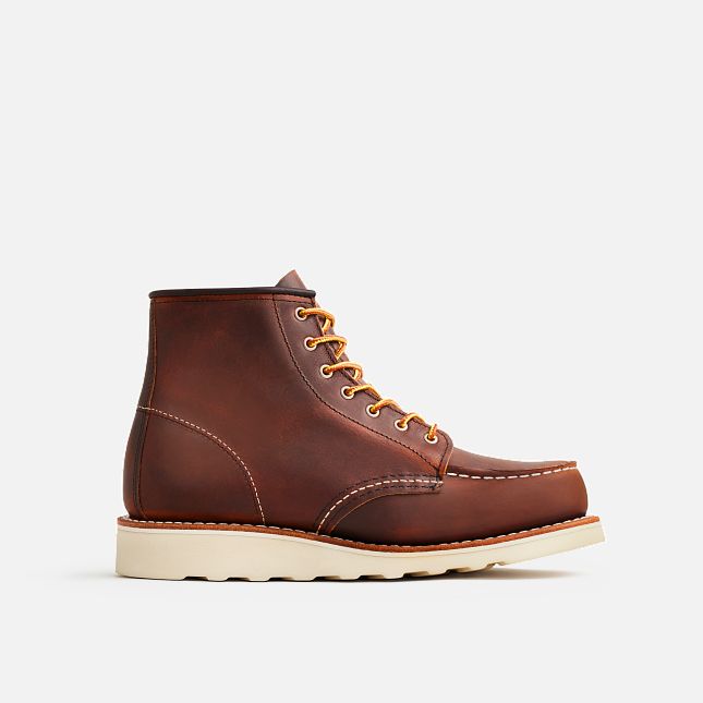 Red Wing 6-Inch Kort in Copper Rough & Tough Læder Heritage Støvler Dame Kobber | 6183-VZMCD