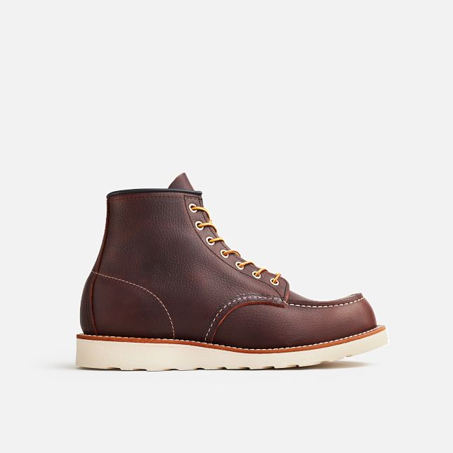 Red Wing 6-Inch in Briar Oil-Slick Læder Heritage Støvler Herre Mørkerød | 5619-ENMFU