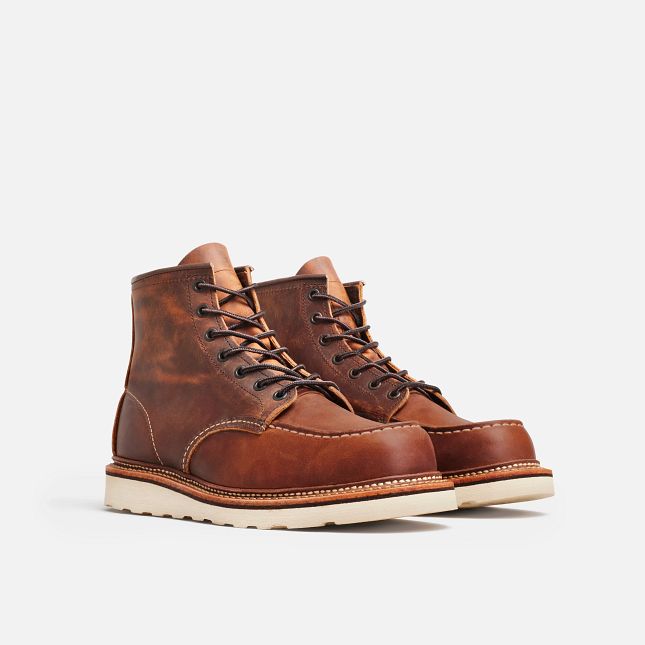 Red Wing 6-Inch in Copper Rough & Tough Læder Heritage Støvler Herre Kobber | 3278-NMAVP