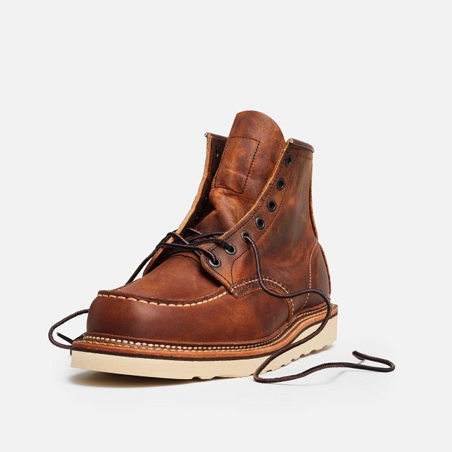 Red Wing 6-Inch in Copper Rough & Tough Læder Heritage Støvler Herre Kobber | 3278-NMAVP