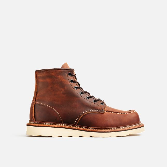 Red Wing 6-Inch in Copper Rough & Tough Læder Heritage Støvler Herre Kobber | 3278-NMAVP