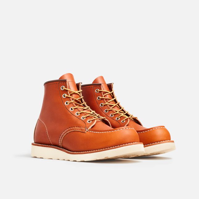 Red Wing 6-Inch in Oro Legacy Læder Heritage Støvler Herre Brune | 0657-BJIUH