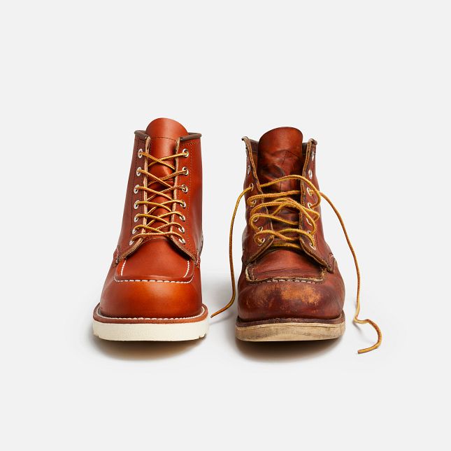 Red Wing 6-Inch in Oro Legacy Læder Heritage Støvler Herre Brune | 0657-BJIUH