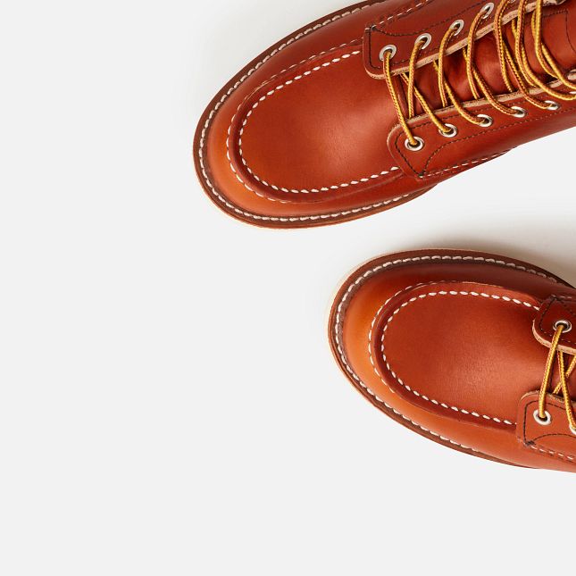 Red Wing 6-Inch in Oro Legacy Læder Heritage Støvler Herre Brune | 0657-BJIUH