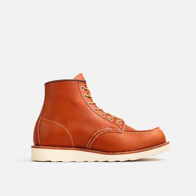 Red Wing 6-Inch in Oro Legacy Læder Heritage Støvler Herre Brune | 0657-BJIUH