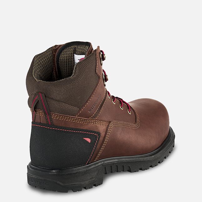 Red Wing Brnr Xp 6-inch CSA Vandtætte Sko Herre Brune | 5432-AWVGE