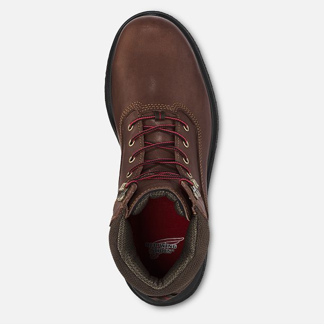 Red Wing Brnr Xp 6-inch CSA Vandtætte Sko Herre Brune | 5432-AWVGE