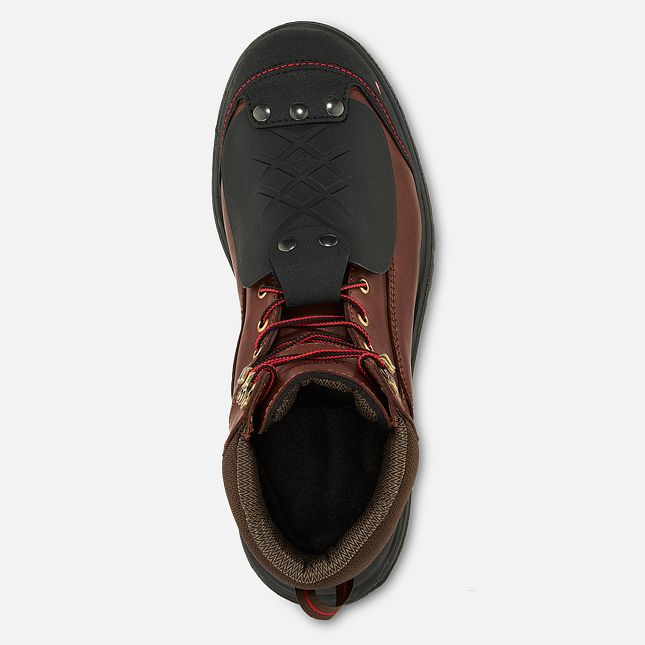 Red Wing Brnr Xp 6-inch Metguard Vandtætte Sko Herre Brune | 9284-KQLVD