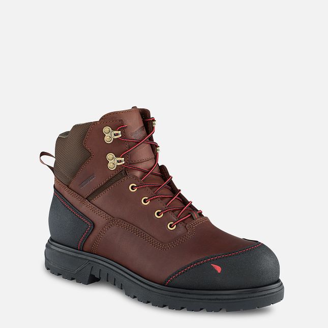 Red Wing Brnr Xp 6-inch Vandtætte Arbejdsstøvler Herre Brune | 0427-YLDEU