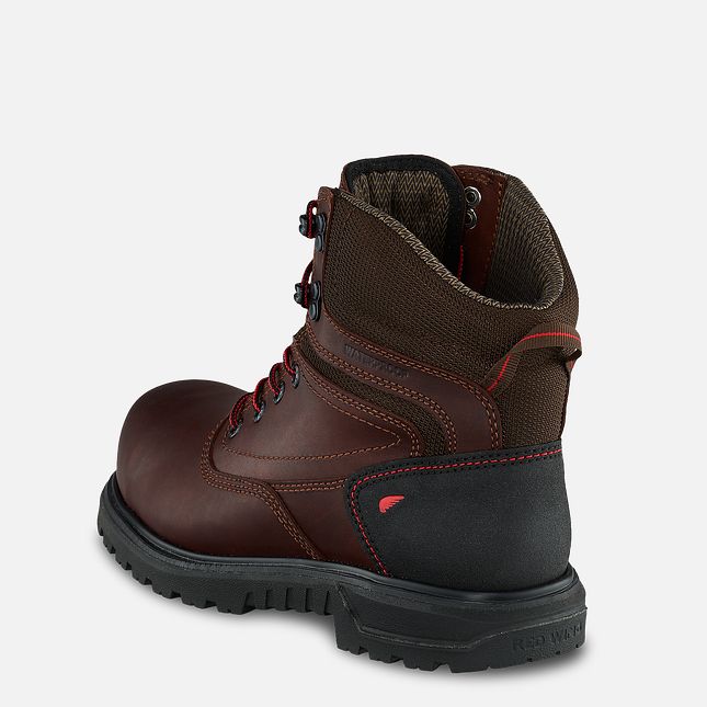 Red Wing Brnr Xp 6-inch Vandtætte Sikkerhedssko Dame Brune | 4391-IFAHY