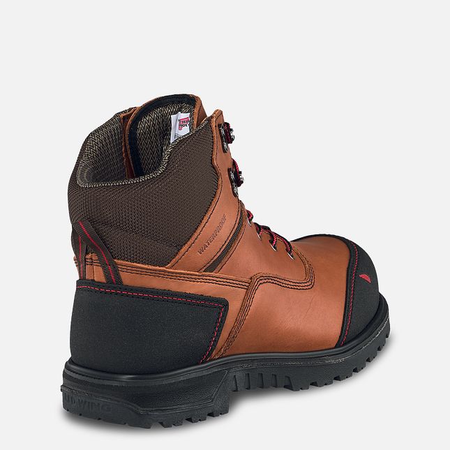 Red Wing Brnr Xp 6-inch Vandtætte Sko Herre Brune | 0847-KBOUT