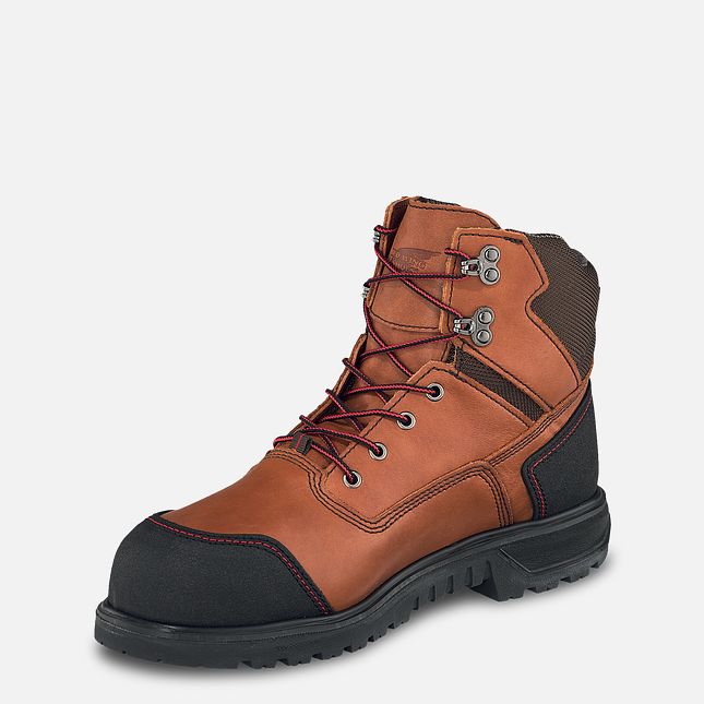 Red Wing Brnr Xp 6-inch Vandtætte Sko Herre Brune | 0847-KBOUT