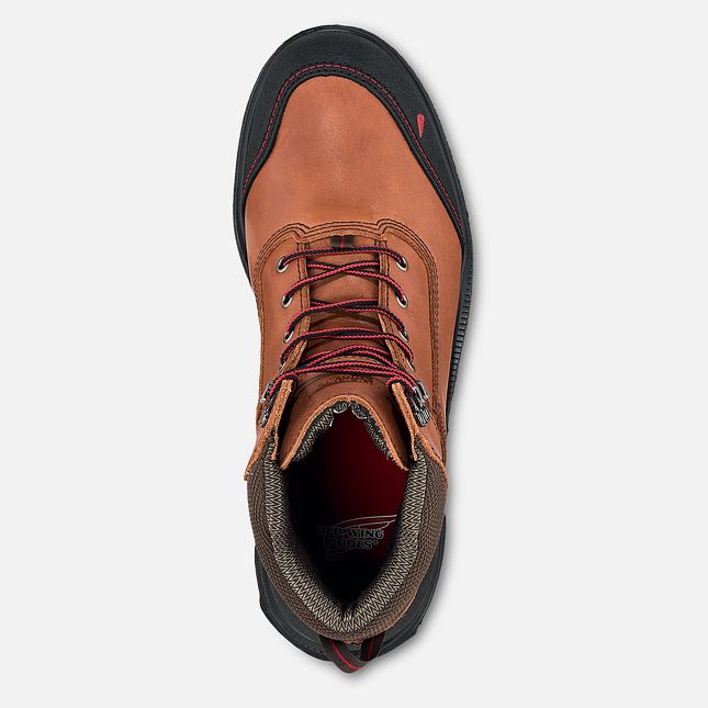 Red Wing Brnr Xp 6-inch Vandtætte Sko Herre Brune | 0847-KBOUT