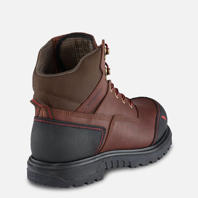 Red Wing Brnr Xp 6-inch Vandtætte Sko Herre Brune | 1703-OLQPE