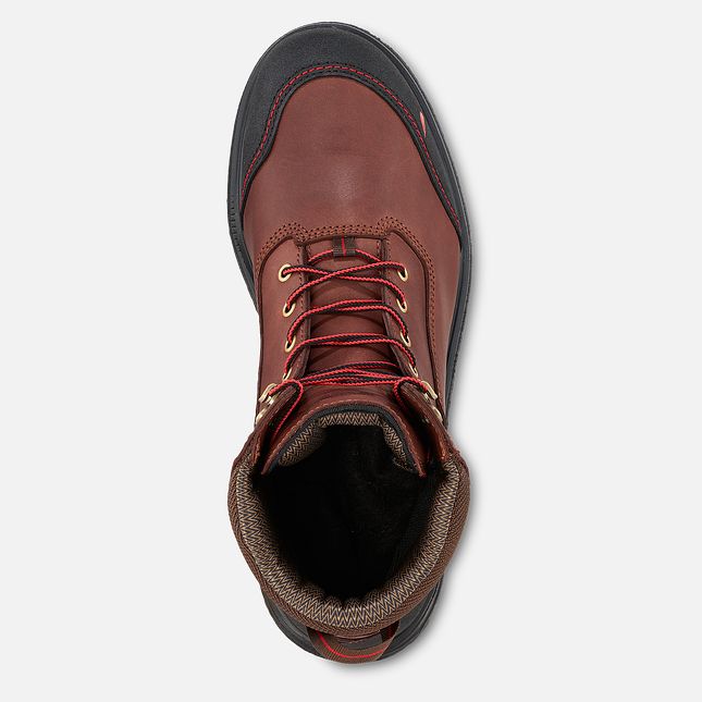 Red Wing Brnr Xp 8-inch Insulated, Vandtætte Sikkerhedssko Herre Brune | 1073-FGXTV