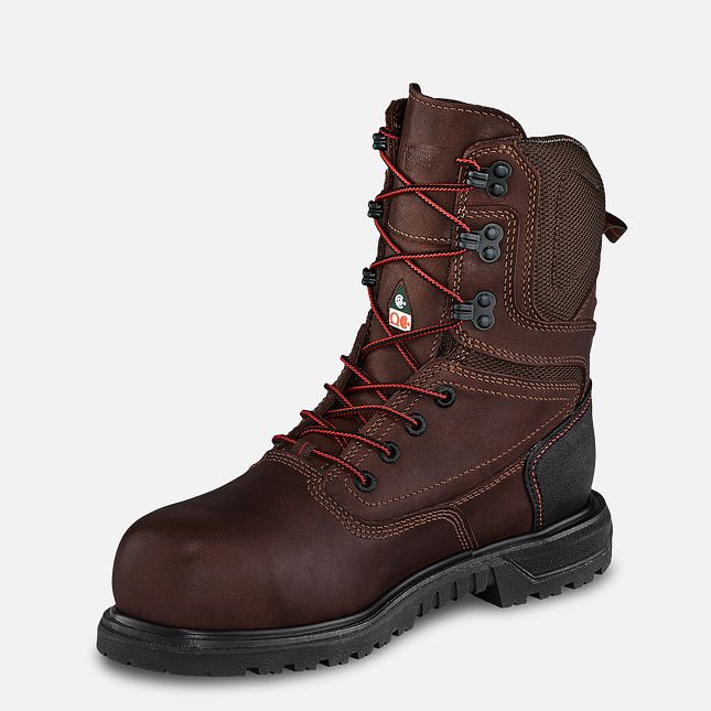 Red Wing Brnr Xp 8-inch Vandtætte CSA Arbejdssko Dame Brune | 0728-ZUGKC