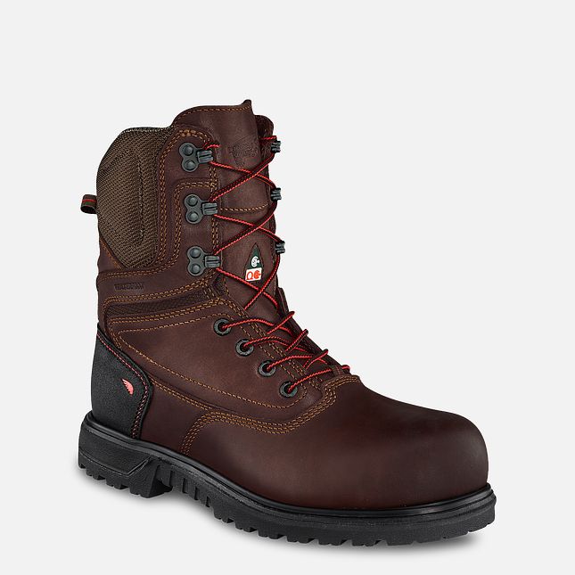 Red Wing Brnr Xp 8-inch Vandtætte CSA Arbejdsstøvler Dame Brune | 3497-RBDHT