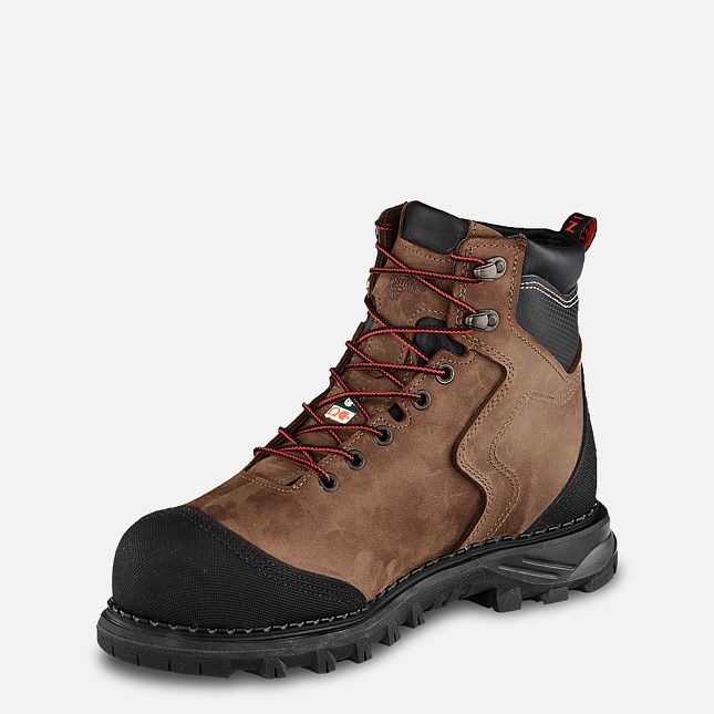 Red Wing Burnside 6-inch CSA Vandtætte Sko Herre Brune | 9805-RMYNA