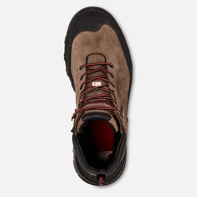 Red Wing Burnside 6-inch CSA Vandtætte Sko Herre Brune | 9805-RMYNA