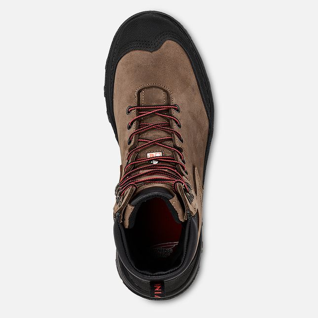 Red Wing Burnside 8-inch CSA Vandtætte Sko Herre Brune | 2983-QGLXB