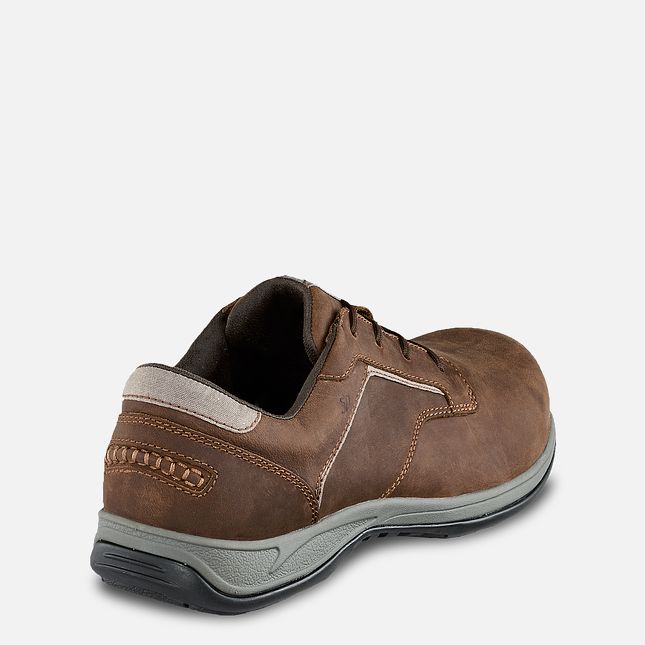 Red Wing Comfortpro Oxford Sikkerhedssko Herre Brune | 6351-YZBAO