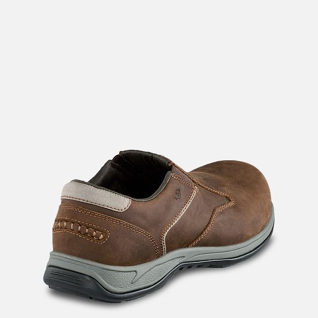 Red Wing Comfortpro Sikkerheds Tå Slip-On Arbejdssko Herre Brune | 7061-OYWQZ