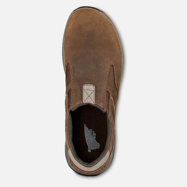 Red Wing Comfortpro Sikkerheds Tå Slip-On Arbejdssko Herre Brune | 7061-OYWQZ