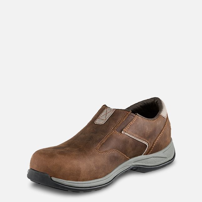 Red Wing Comfortpro Slip-On Sikkerhedssko Herre Brune | 7894-UILMH