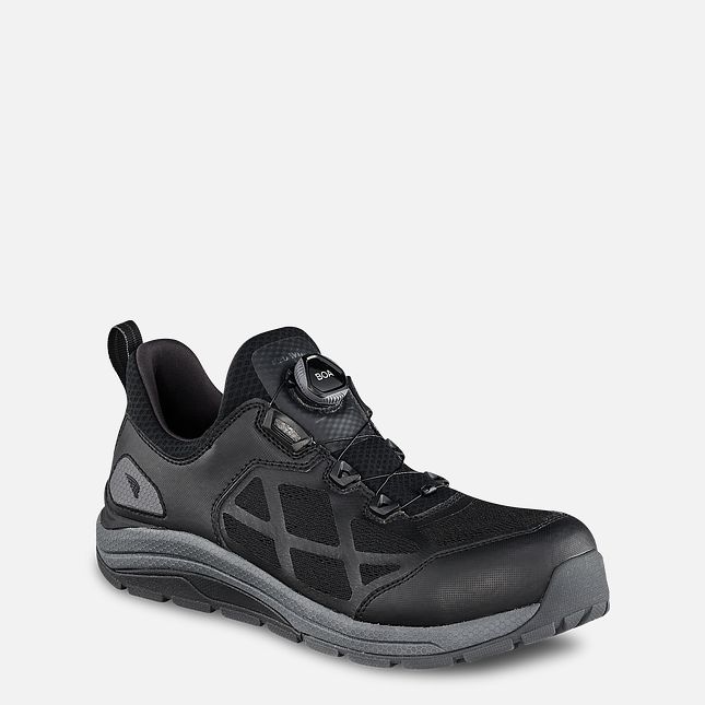 Red Wing Cooltech™ Athletics Atletiske Sikkerhedssko Herre Sort | 4983-OXBQW