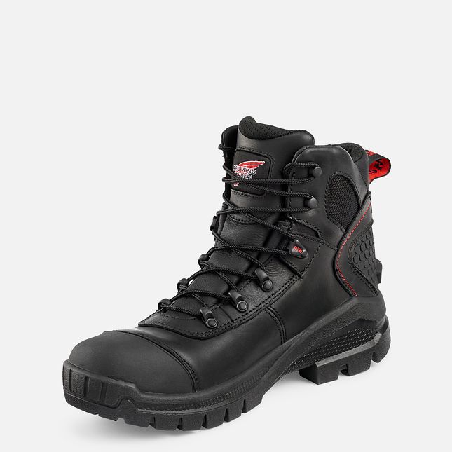 Red Wing Crv™ 6-inch Vandtætte Arbejdsstøvler Herre Sort | 5942-OSUAP