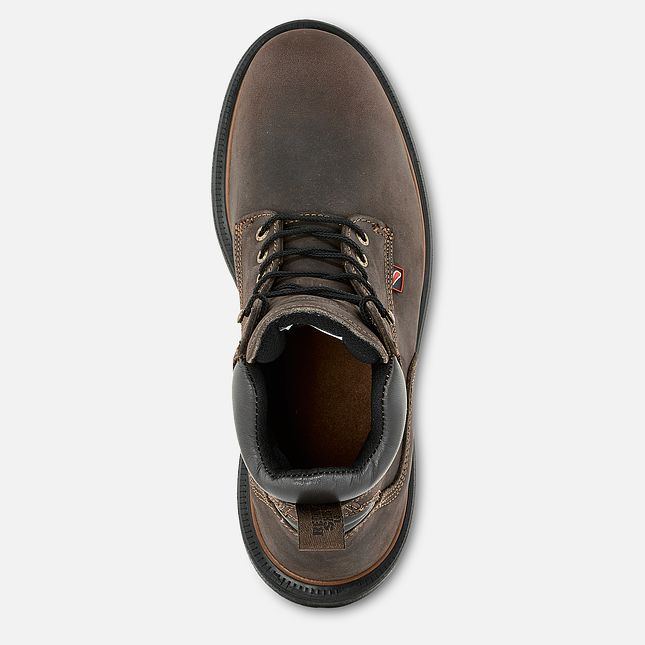 Red Wing Dynaforce® 6-inch Insulated, Vandtætte Arbejdsstøvler Herre Brune | 0514-IPQFL