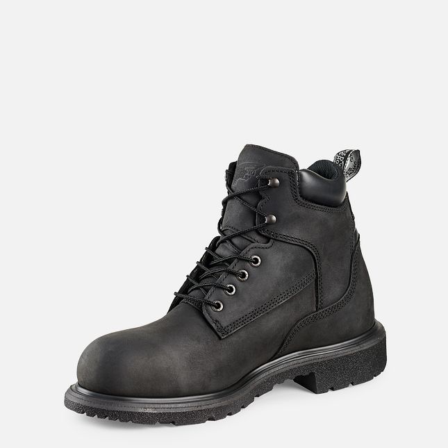 Red Wing Dynaforce® 6-inch Vandtætte Arbejdsstøvler Herre Sort | 8346-QTZFB