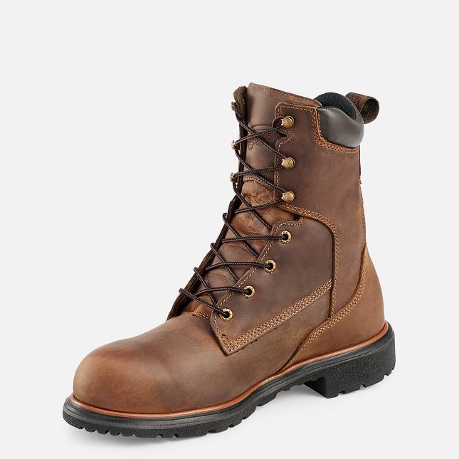 Red Wing Dynaforce® 8-inch Arbejdsstøvler Herre Brune | 4786-RUMZY