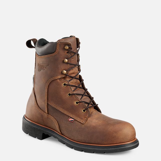 Red Wing Dynaforce® 8-inch Arbejdsstøvler Herre Brune | 4786-RUMZY