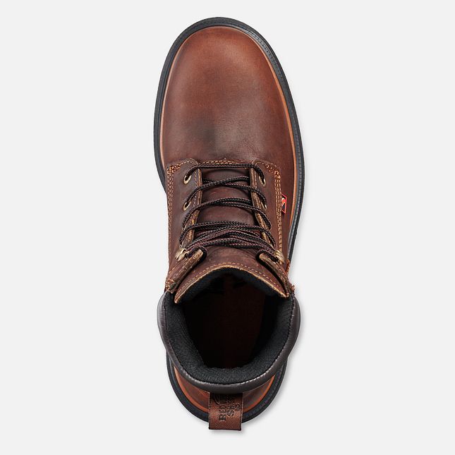 Red Wing Dynaforce® 8-inch Vandtætte Arbejdsstøvler Herre Brune | 1536-VWNAE