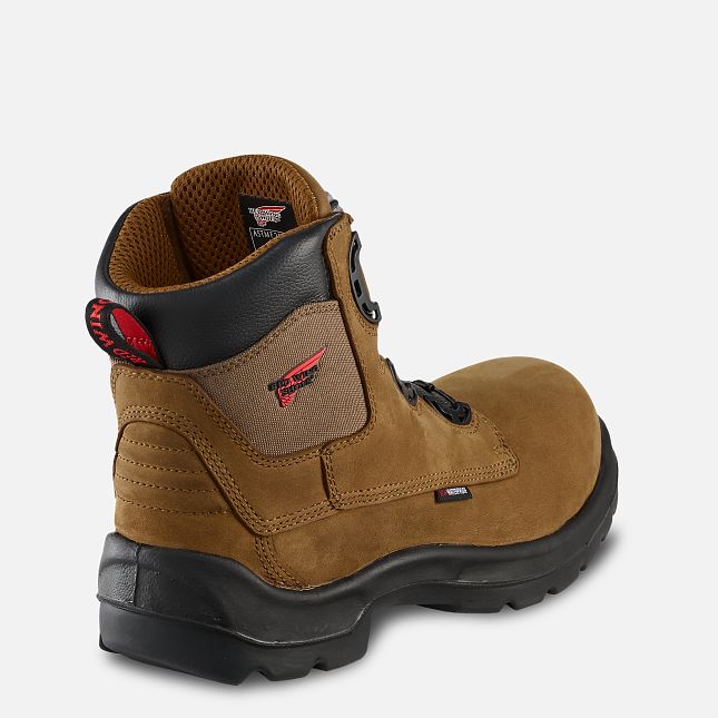 Red Wing Flexbond 6-inch BOA® Vandtætte Arbejdsstøvler Herre Brune | 7840-OIZBJ