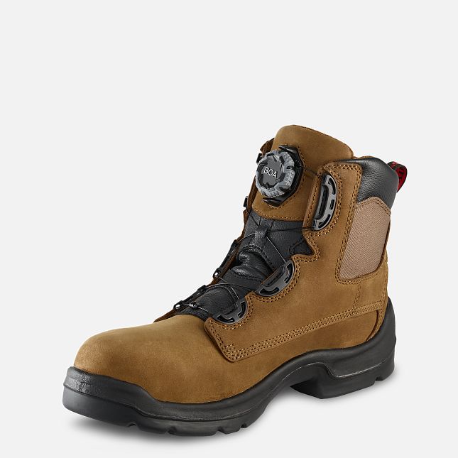 Red Wing Flexbond 6-inch BOA® Vandtætte Arbejdsstøvler Herre Brune | 7840-OIZBJ