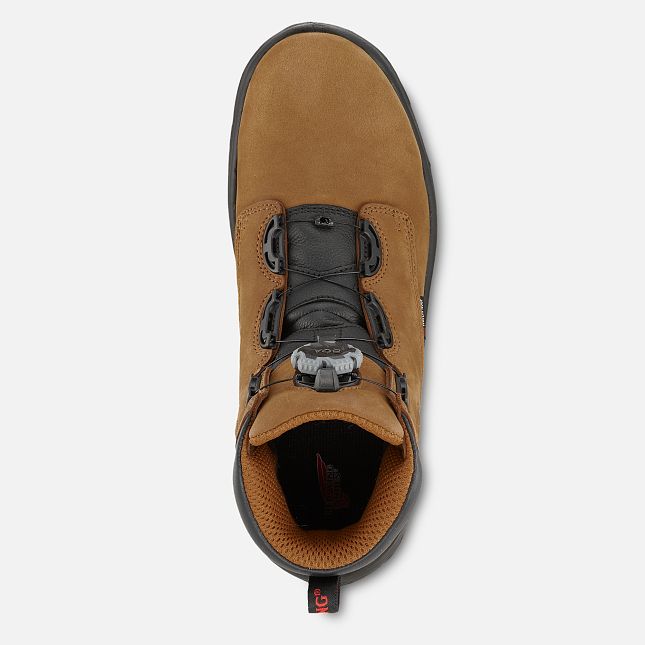 Red Wing Flexbond 6-inch BOA® Vandtætte Arbejdsstøvler Herre Brune | 7840-OIZBJ