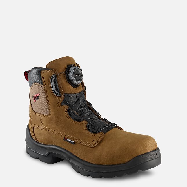 Red Wing Flexbond 6-inch BOA® Vandtætte Arbejdsstøvler Herre Brune | 7840-OIZBJ