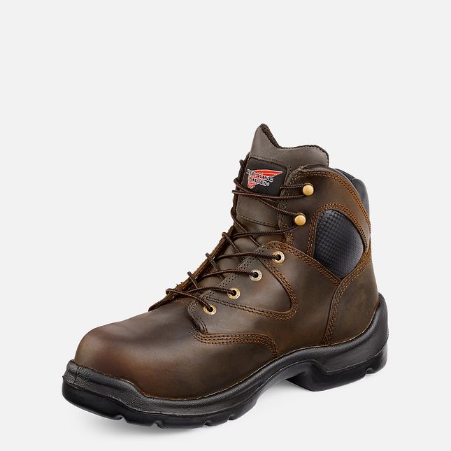 Red Wing Flexbond 6-inch Metguard Arbejdsstøvler Herre Brune | 2086-IATHF