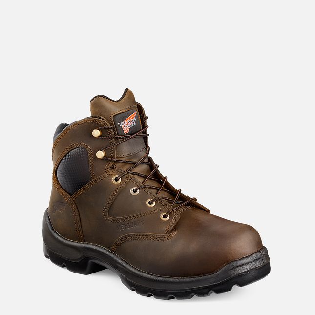 Red Wing Flexbond 6-inch Metguard Arbejdsstøvler Herre Brune | 2086-IATHF