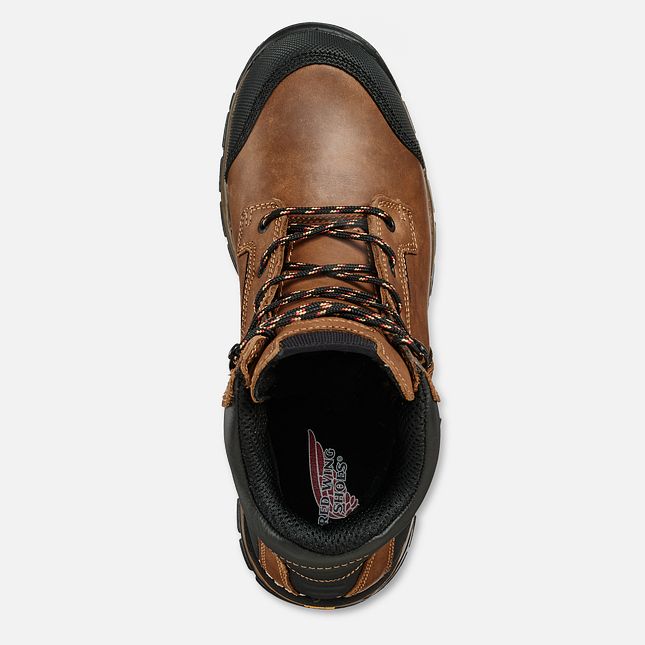 Red Wing Flexforce® 6-inch Vandtætte Arbejdsstøvler Herre Brune | 5903-LQJXC