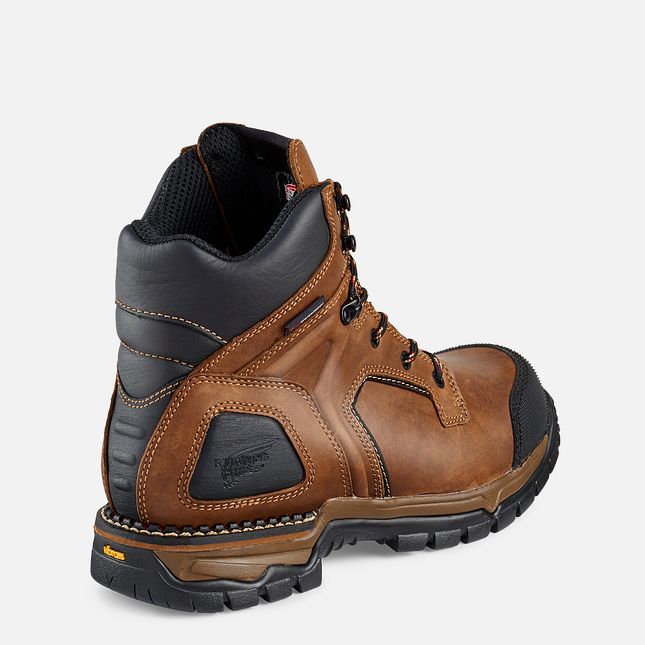 Red Wing Flexforce® 6-inch Vandtætte Sikkerhedssko Herre Brune | 3481-YDVOP