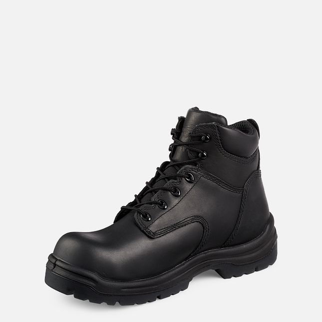 Red Wing King Tå® 6-inch Arbejdsstøvler Herre Sort | 1657-WMGRQ