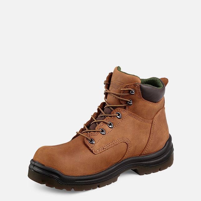 Red Wing King Tå® 6-inch Arbejdsstøvler Herre Brune | 5734-IQLTS