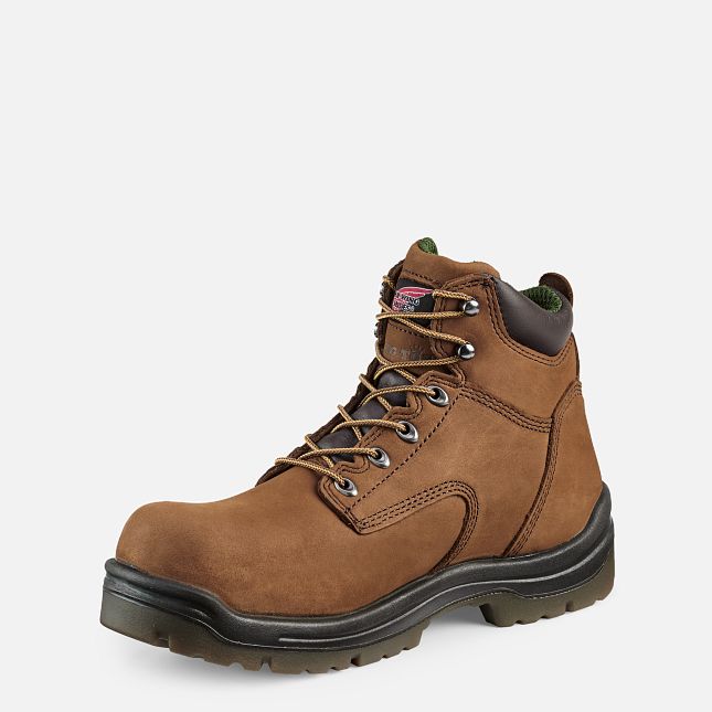 Red Wing King Tå® 6-inch Insulated, Vandtætte Arbejdsstøvler Herre Brune | 8403-BNUPG