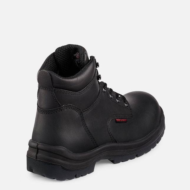 Red Wing King Tå® 6-inch Sikkerhedssko Herre Sort | 7142-YDTMN