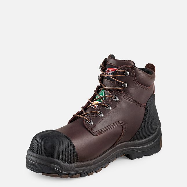 Red Wing King Tå® 6-inch Vandtætte CSA Arbejdsstøvler Herre Brune | 3160-YCFUJ