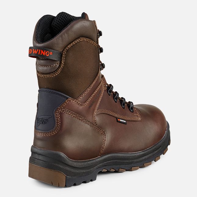 Red Wing King Tå® 8-inch Insulated CSA Vandtætte Sko Herre Brune | 6172-SQTIU